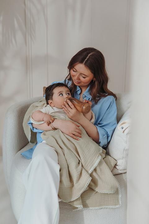 Produktbild Meyco Spitze swaddle (120 cm, 120 cm)
