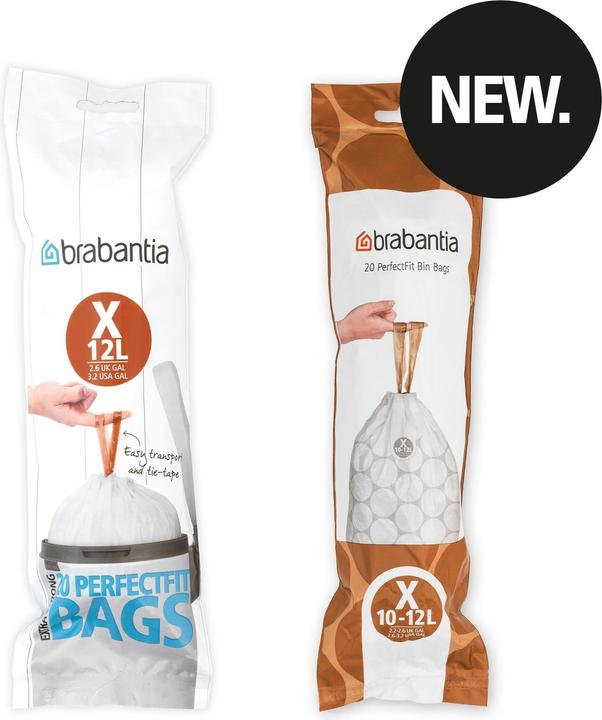 Actual product image Brabantia PerfectFit X12 litre waste bag (20 x, 12 l)