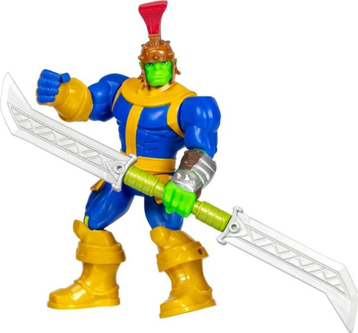 Actual product image Hasbro MixMashers Marvel Thanos individualisierbare Avengers Mix-And-Match Deluxe Action-Figur & Accessoire