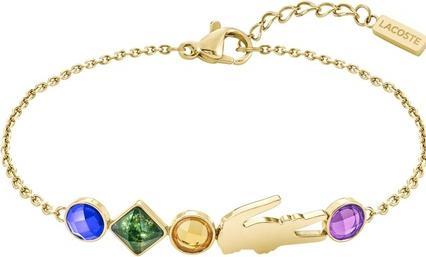 Produktbild Lacoste Fashion gold-plated crocodile bracelet Deva 2040361 (Edelstahl)