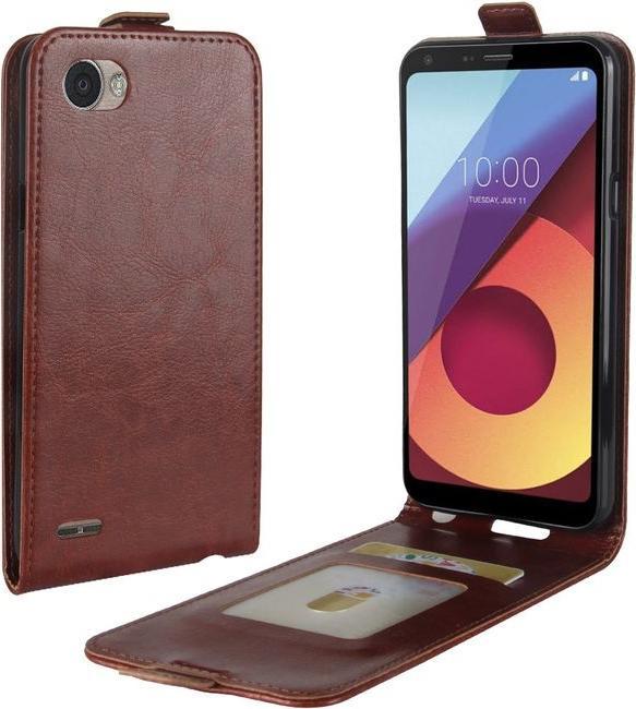 Image du produit MU Classic Couverture en cuir avec pochette pour cartes de visite (LG Q6+, LG Q6)