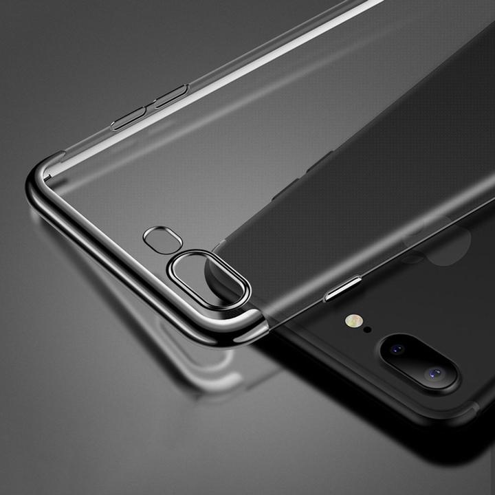 Produktbild König Design Apple iPhone 7 Plus Hülle Case Handy Cover Schutz Etui Schutzhülle Bumper Silber (Apple iPhone 7 Plus)