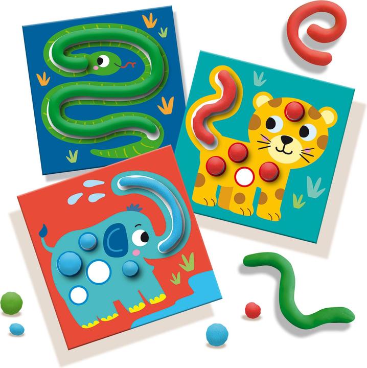 Actual product image Ses Creative My first Plasticine Cards Animals