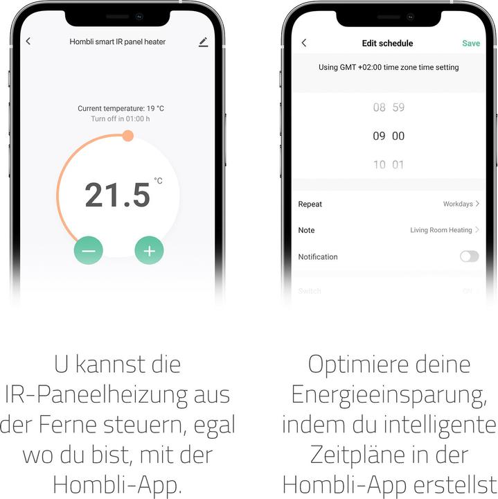 Productafbeelding Hombli Paneelverwarming (350 W)