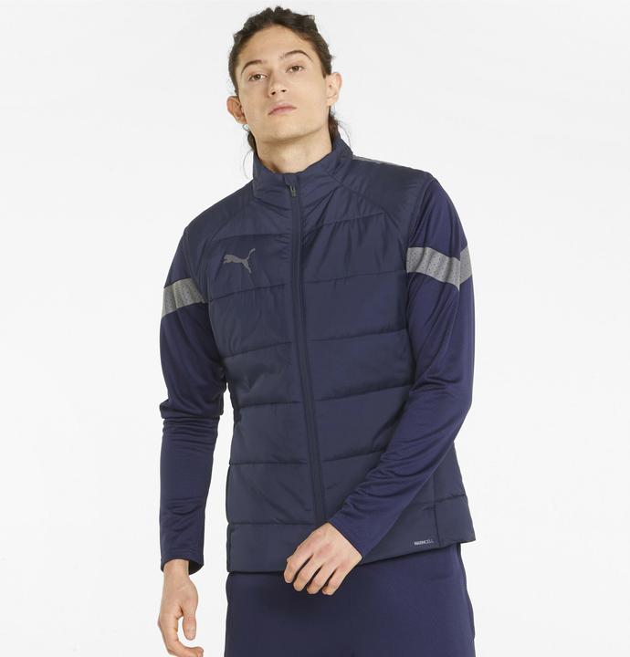 Actual product image Puma Mens TeamLiga Vest Jacket navy blue 657968 06 (M) (M)