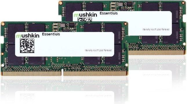 Produktbild Mushkin SORAM D5 4800 64GB C40 Essentials (2 x 32GB, 4800 MHz, DDR5-RAM, SO-DIMM)