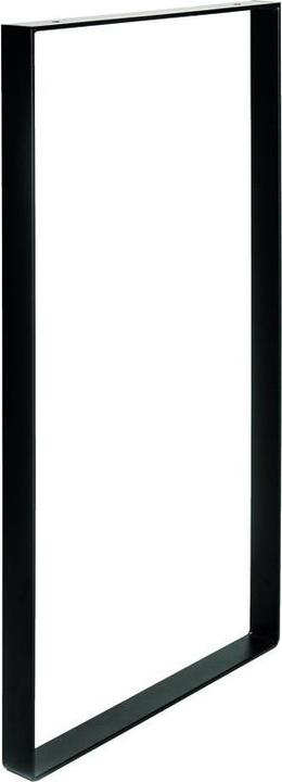 Actual product image Werkstarck Tischkufen 850x400x40x5 schwarz matt