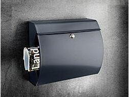 Actual product image Burg Wächter Verona 3844 / 884 letterbox with interior light anthracite DIN C4