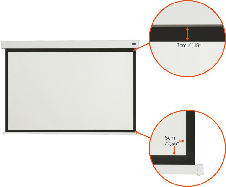 Actual product image Celexon V2.0 Battery Professional Plus 300 x 225 cm Motorised Screen (88.58", 4:3)