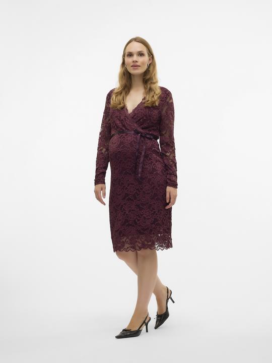 Actual product image Mamalicious Mlmivana Tess Ls Jrs Abk Dress 2f (S)
