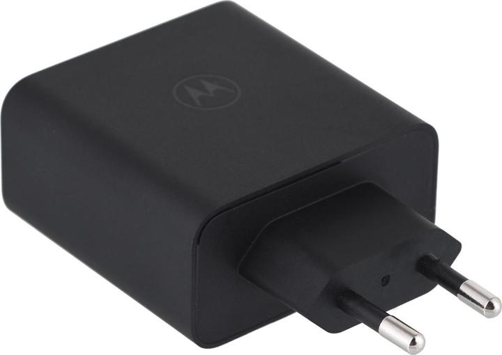 Image du produit Motorola Chargeur mural TurboPower 125W GaN USB-A w/ 1m USB-C Black (125 W)
