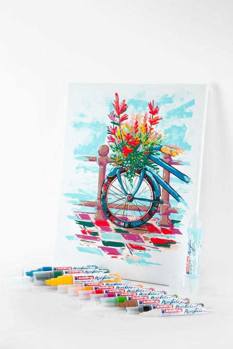 Produktbild Edding Acrylmarker Starter Set 12-teilig (Mehrfarbig, 10 mm, 12 x)