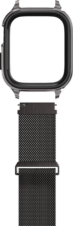 Actual product image Spigen METAL FIT "PRO" Apple Watch 7 / 8 (45MM) GRAPHITE