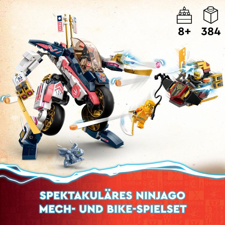 Image du produit LEGO Ninjago Le méca de Sora se transforme en vélo de course (71792). (71792, LEGO Ninjago)