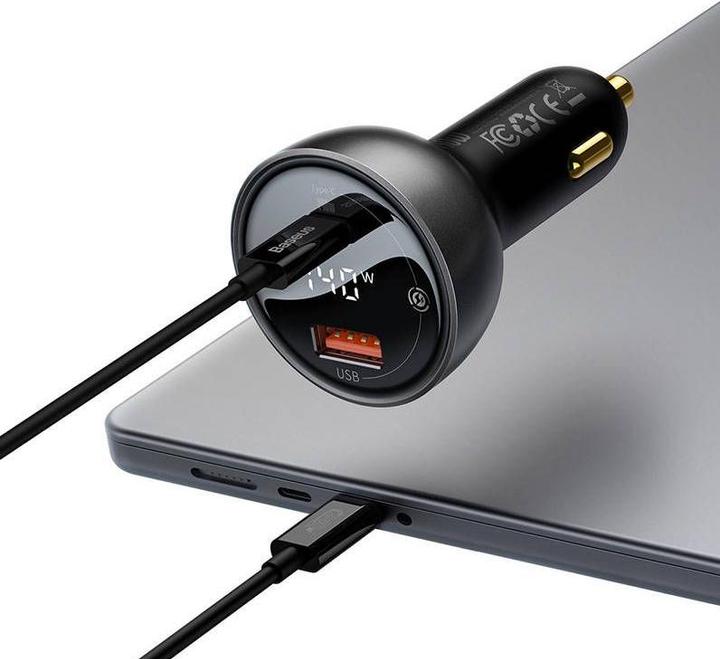Actual product image Baseus Digital Display Car charger