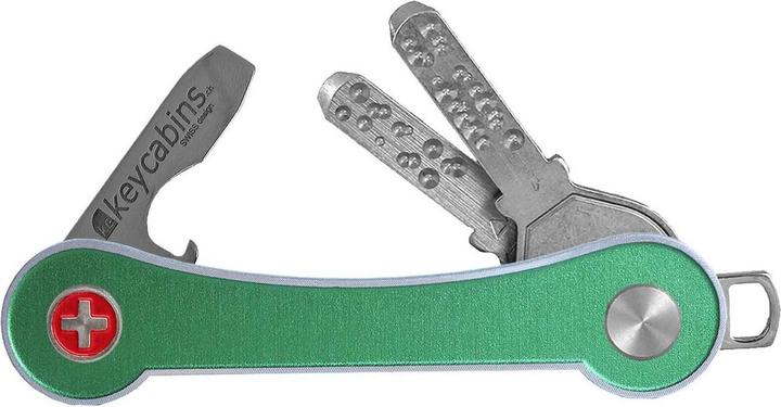 Produktbild Keycabins Schlüsselorganisator KCAFS1.5 Aluminium frame S1 green