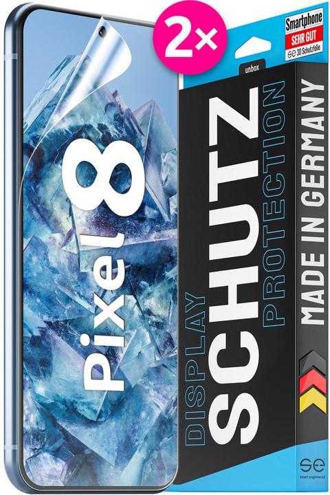 Actual product image Smart Engineered se 3D protective film Google Pixel 8 (PU 2) (2 Piece, Google Pixel 8)