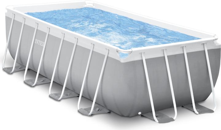Intex Piscine à cadre prismatique (400 x 200 x 122 cm)