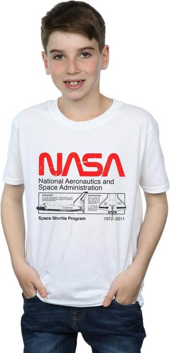 Immagine prodotto Nasa Classic Space Shuttle Maglietta Ragazzi (140, 146)