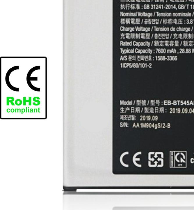 Actual product image Samsung 7400mAh replacement battery