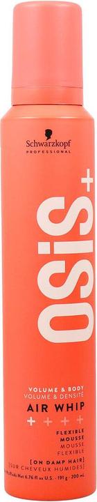 Schwarzkopf Mousse coiffante Fixation Osis+ Air Whip 200 ml (200 ml, Mousse coiffante)