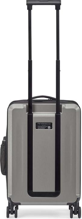 Immagine prodotto Senz Foldable Carry On Trolley, 38L, Silk Grey (38 l, Bagaglio a mano (fino a 50 litri))