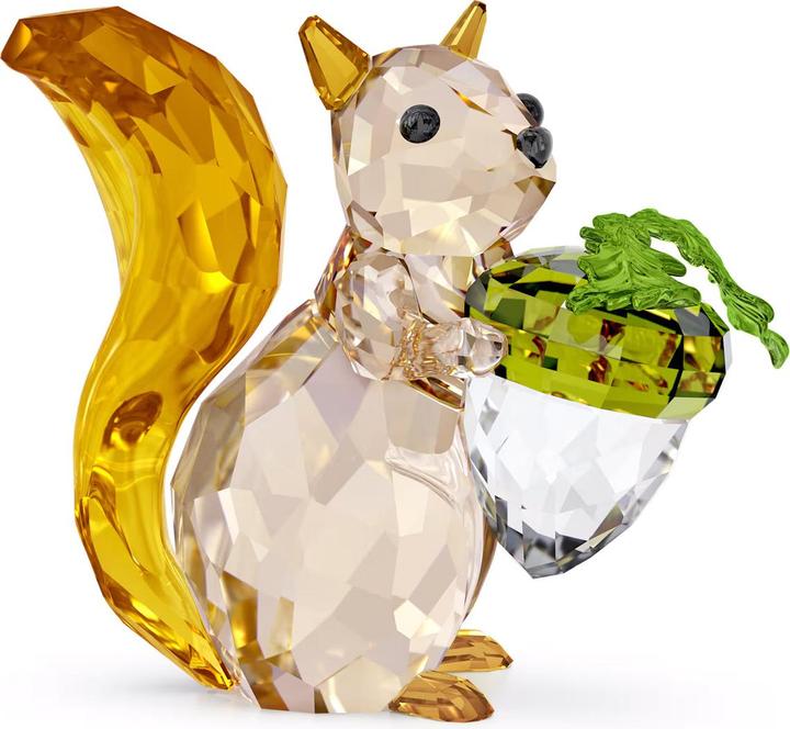 Actual product image Swarovski Idyllia squirrel and acorn