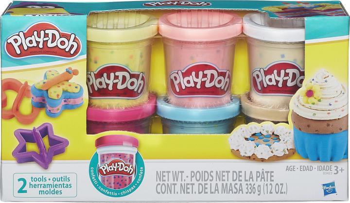 Actual product image Play-Doh Confetti labels