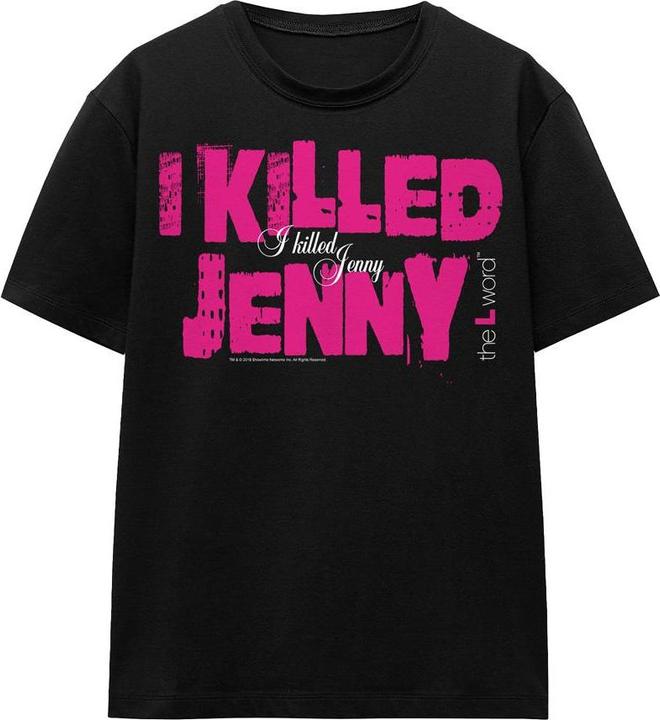 Actual product image The L Word Unisex Adult I Killed Jenny T-Shirt (S)
