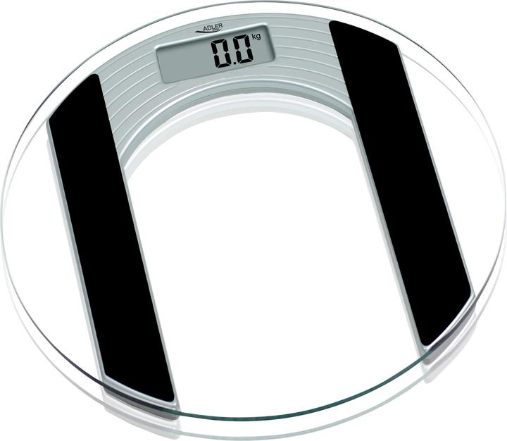 Adler AD 8122 Personenwaage Oval, Elektronische Personenwaage (150 kg)