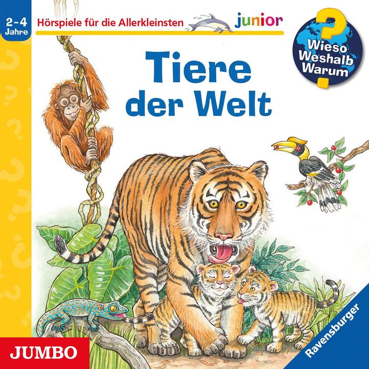 Jumbo Why Weshalb Why Junior - Animals of the World (Heinecke, De Lorent Gernhäuser)