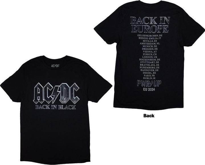 Immagine prodotto AC/DC Back In Black PRW-UP UE Tour 24 Back Print (3XL)