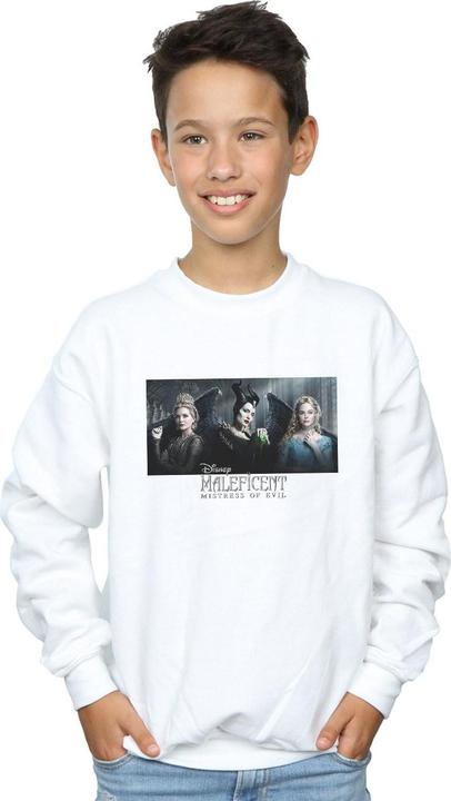 Actual product image Disney Boys Maleficent Mistress Of Evil Character Poster Sweatshirt (152, 158)