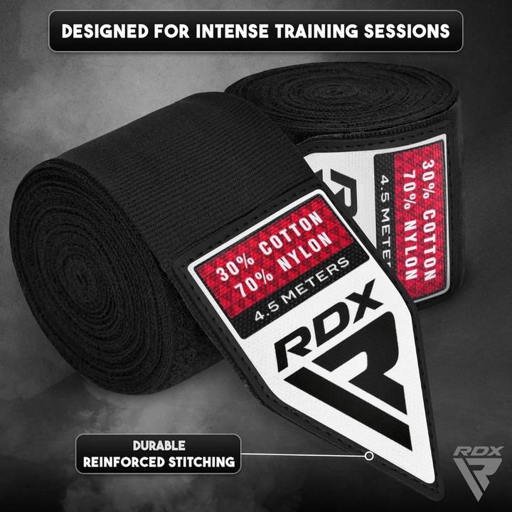 Produktbild Rdx Hand Wraps Combine Red, Black, Blue Plus