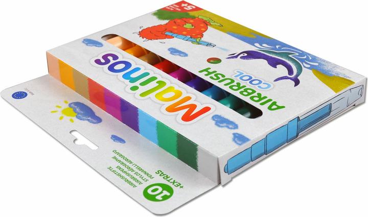 Actual product image Malinos Blopens Airbrush Pens Cool (Multicoloured, 10 x)