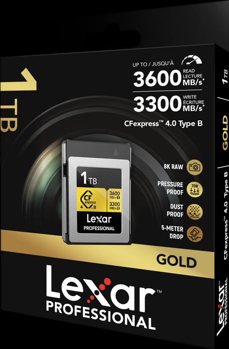Produktbild Lexar Professional Gold (1000 GB, CFexpress Typ B)