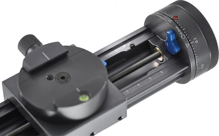 Produktbild Novoflex Castel M Einstellschlitten mit Fokusrad (Stativschlitten)