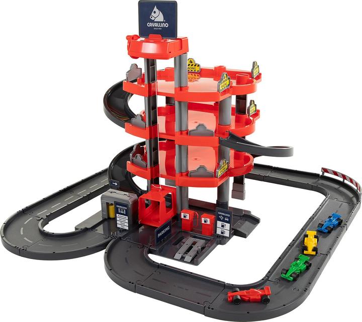 Actual product image Polesie Cavallino Racing 4-storey car park