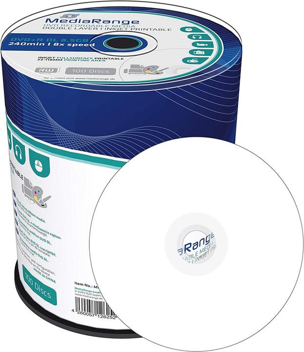 Image du produit MediaRange Dvd+R (100 x)