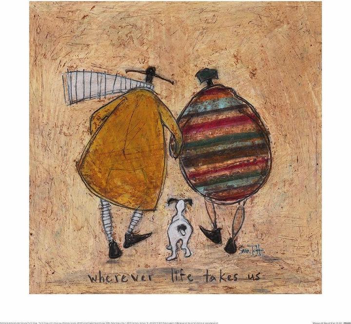 Actual product image Sam Toft Poster Wherever Life Takes Us (40 x 40 cm)