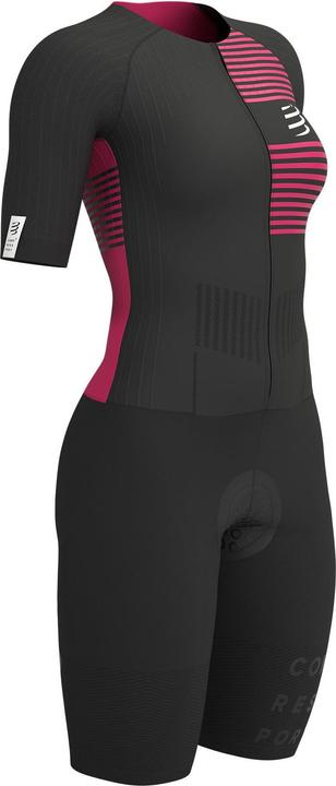Compressport Aero SS Trisuit Women Black/Jazzy