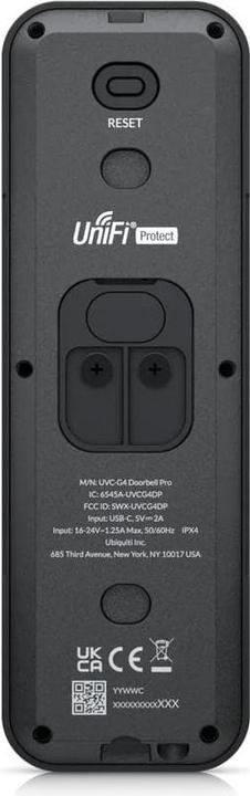 Image du produit Ubiquiti Portier IP UVC-G4 Doorbell Pro (WiFi)
