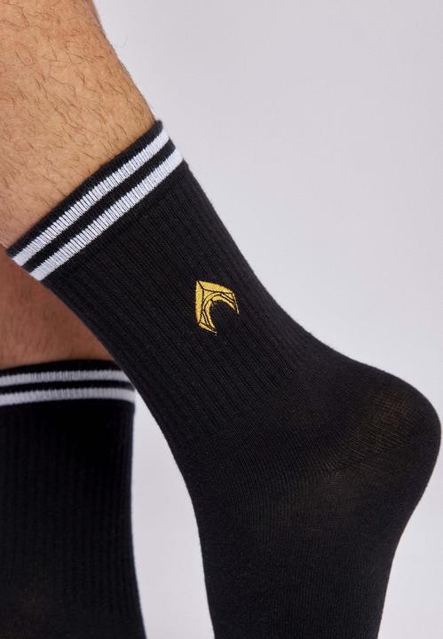 Actual product image Snocks Hohe Sportsocken mit Streifen (pack of 2, 35 - 38)