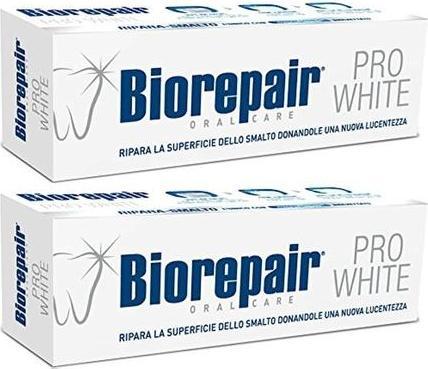 Immagine prodotto Biorepair Dentifricio sbiancante Pro White con microRepair 2,5 fl.oz 75ml (75 ml)