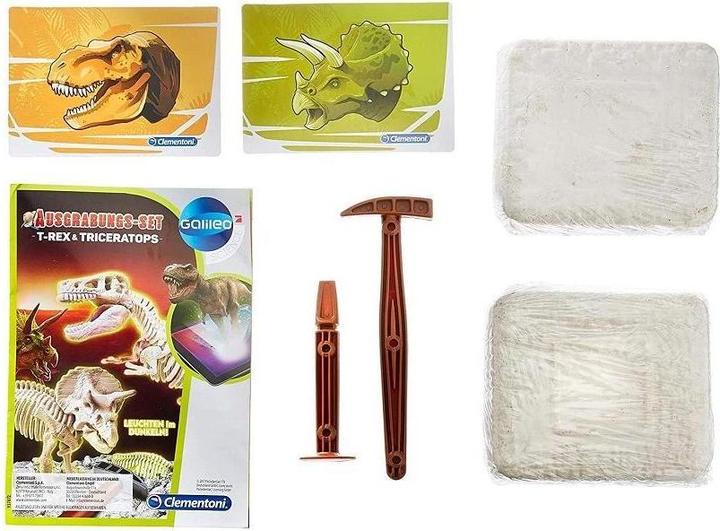 Actual product image Clementoni Excavation set T-Rex& Triceratop