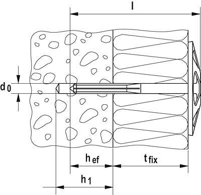 Actual product image Fischer DHK 60 insulation holder (250 pcs.)