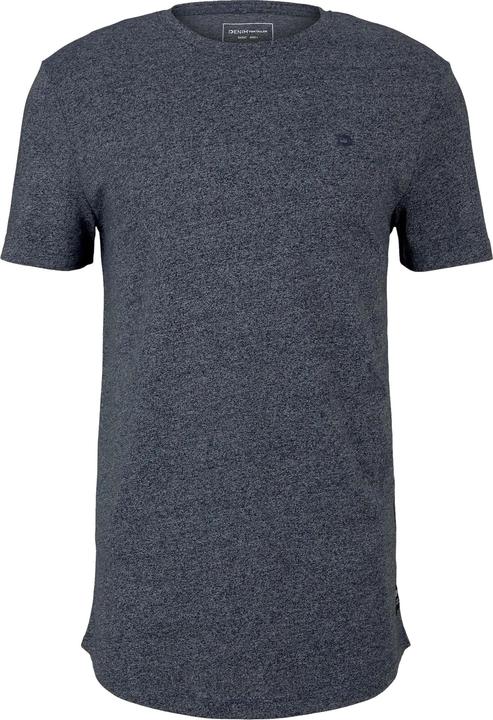 Tom Tailor Shirt T-Shirt mit Allover-Print und Rundhals (XXL)