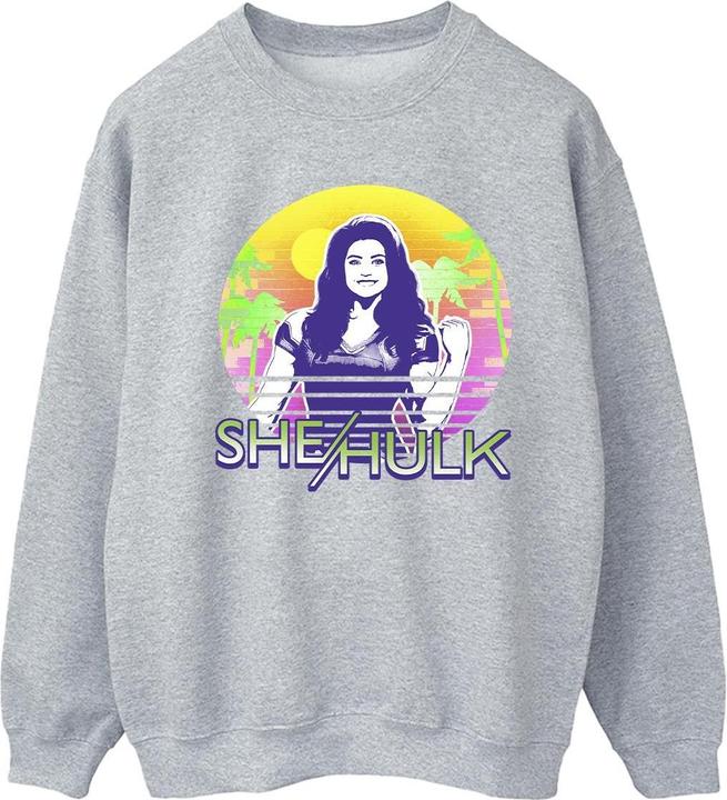 Image du produit - Sweat SHE-HULK: ATTORNEY AT LAW SUNSET SMILE - Femme (XL)