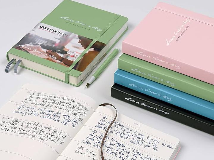 Actual product image Leuchtturm1917 Five-year book (A5, Lined, Hardcover)
