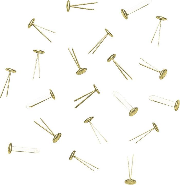 Produktbild Rayher Rundkopfklammern Gold 18 Stk.